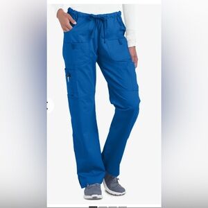 UA Butter-Soft STRETCH Women's 10-Pocket Drawstring Scrub Pants Small Tall
